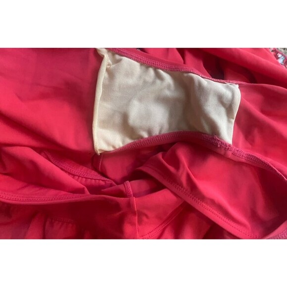 D & Co Swimsuit SET Coral Adjustable Tankini Top & Swim Skirt Plus Size 20W - Picture 13 of 16